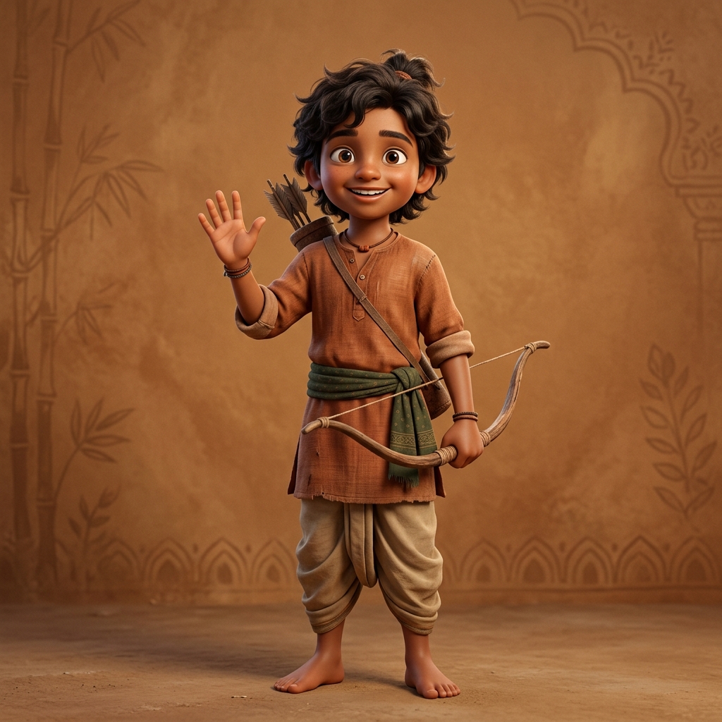 Indian Village Boy